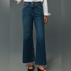 PAIGE Anessa High Rise Wide Leg Crop